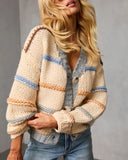Esmarie Contrast Stripe Cardigan