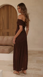 Dalia Maxi Dress Chocolate