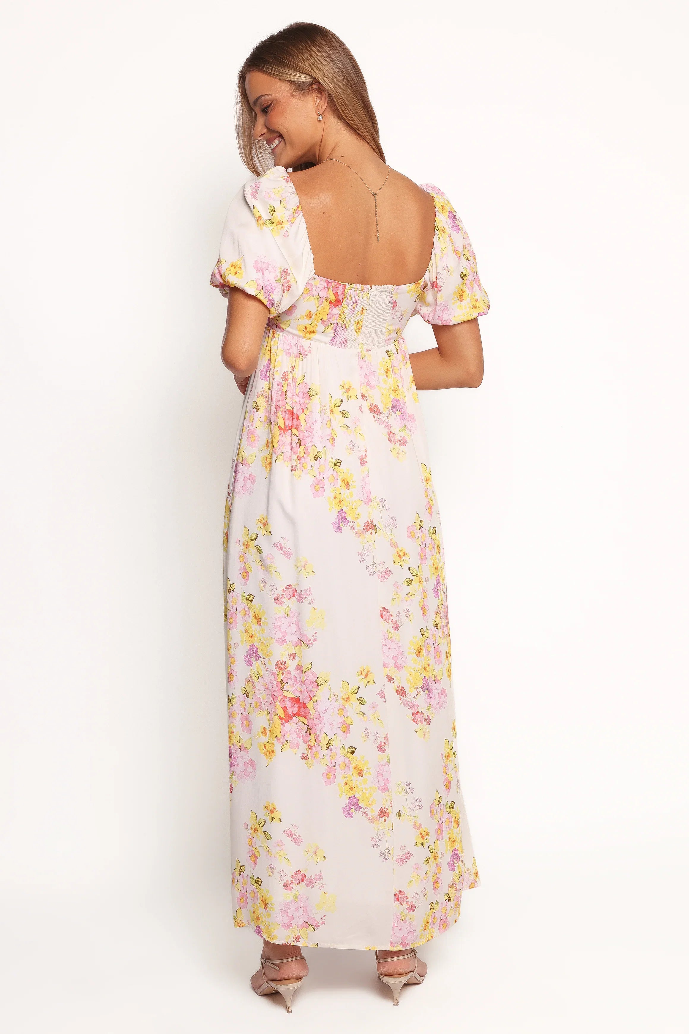 Delaney Maxi Dress Pink Floral