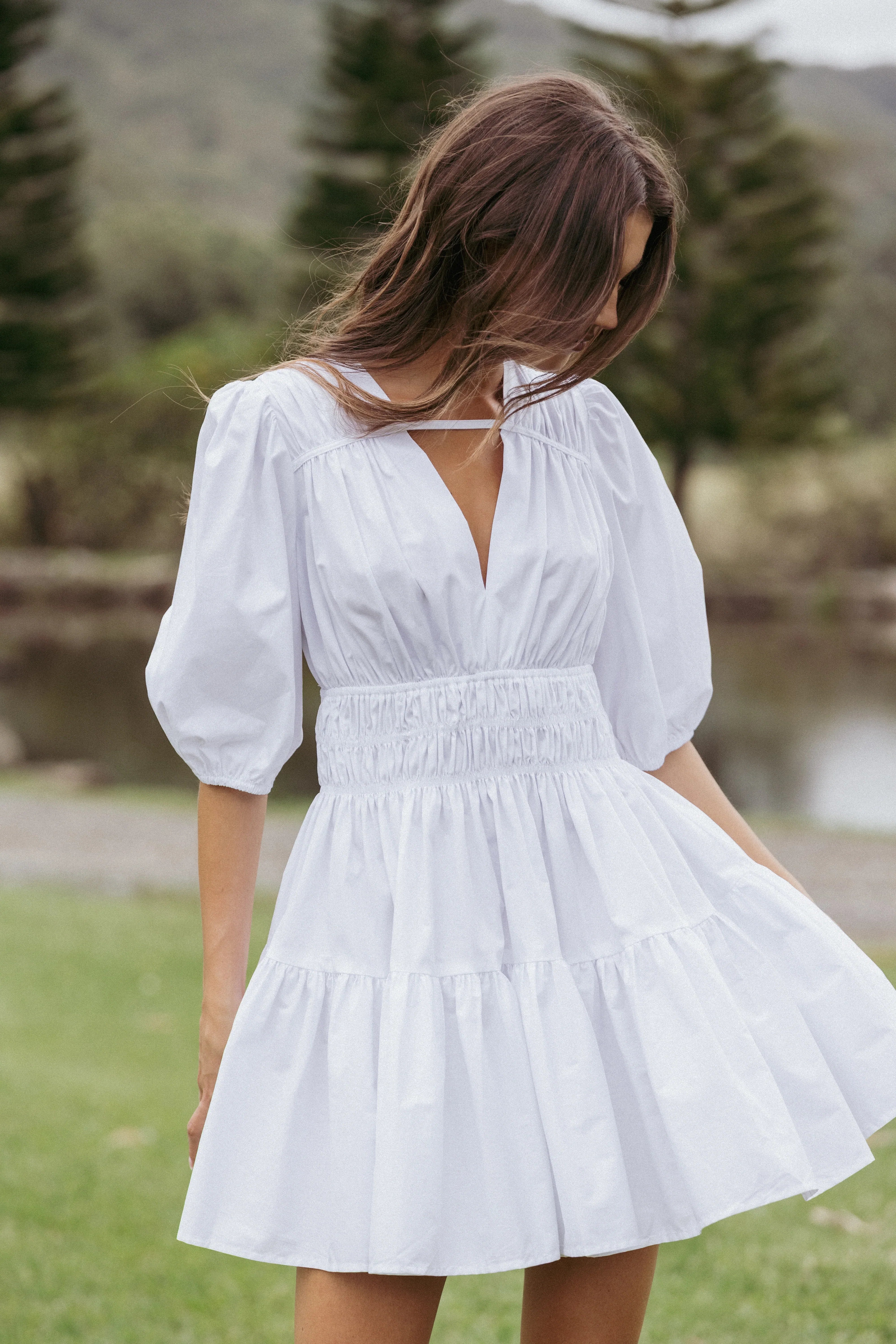 Alessia Mini Dress White