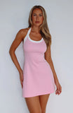 Ive Got Dreams Halter Mini Dress Pink
