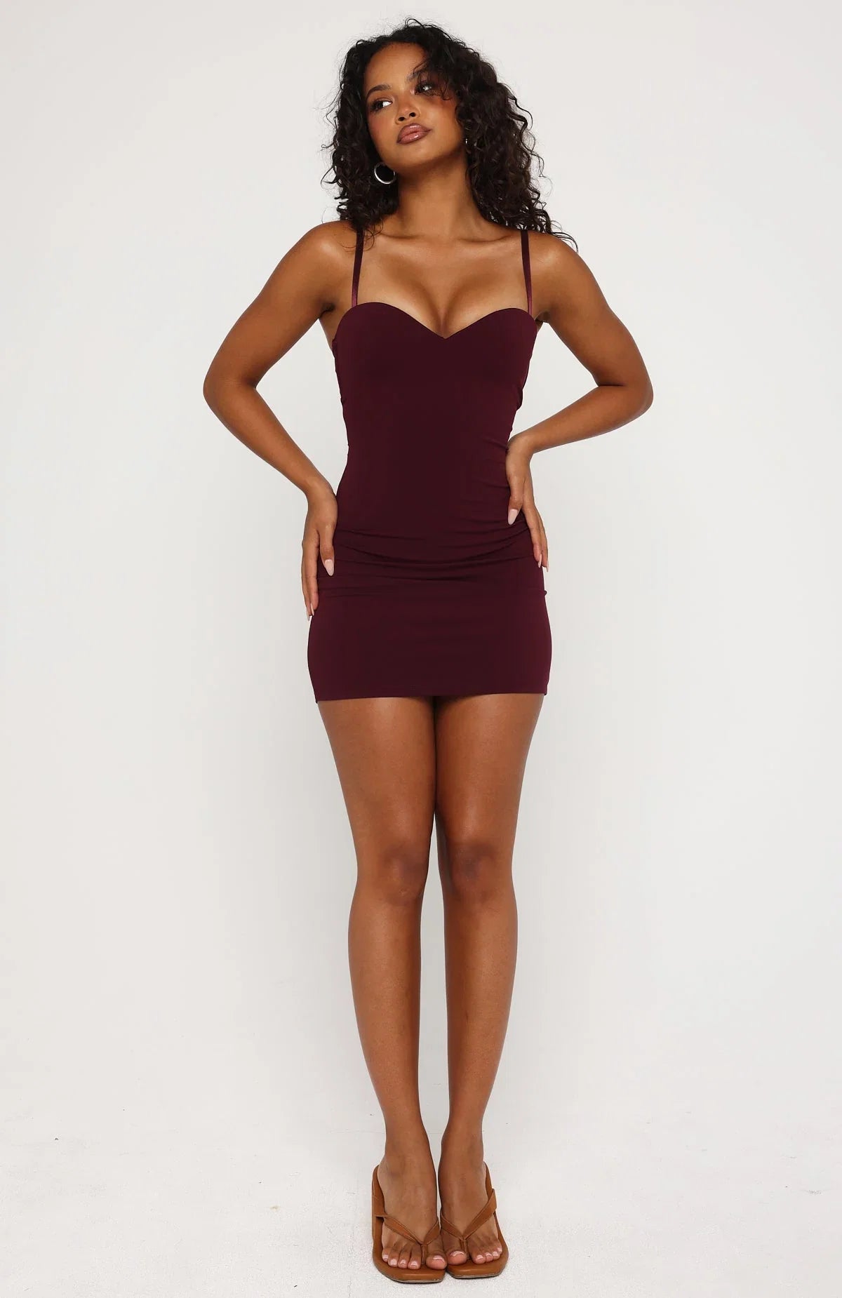 I Know You Tried Mini Dress Wine