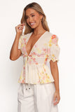 Duchess Top Pink Floral