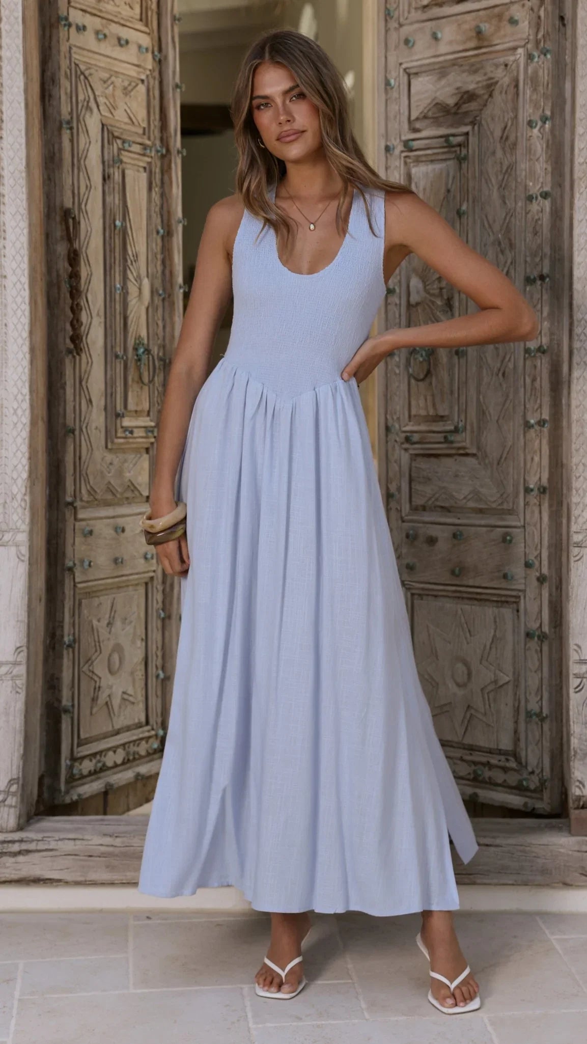 Amira Maxi Dress Blue