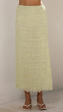 Maisie Maxi Skirt Matcha