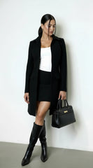 Align Tailored Front Button Peacoat Black