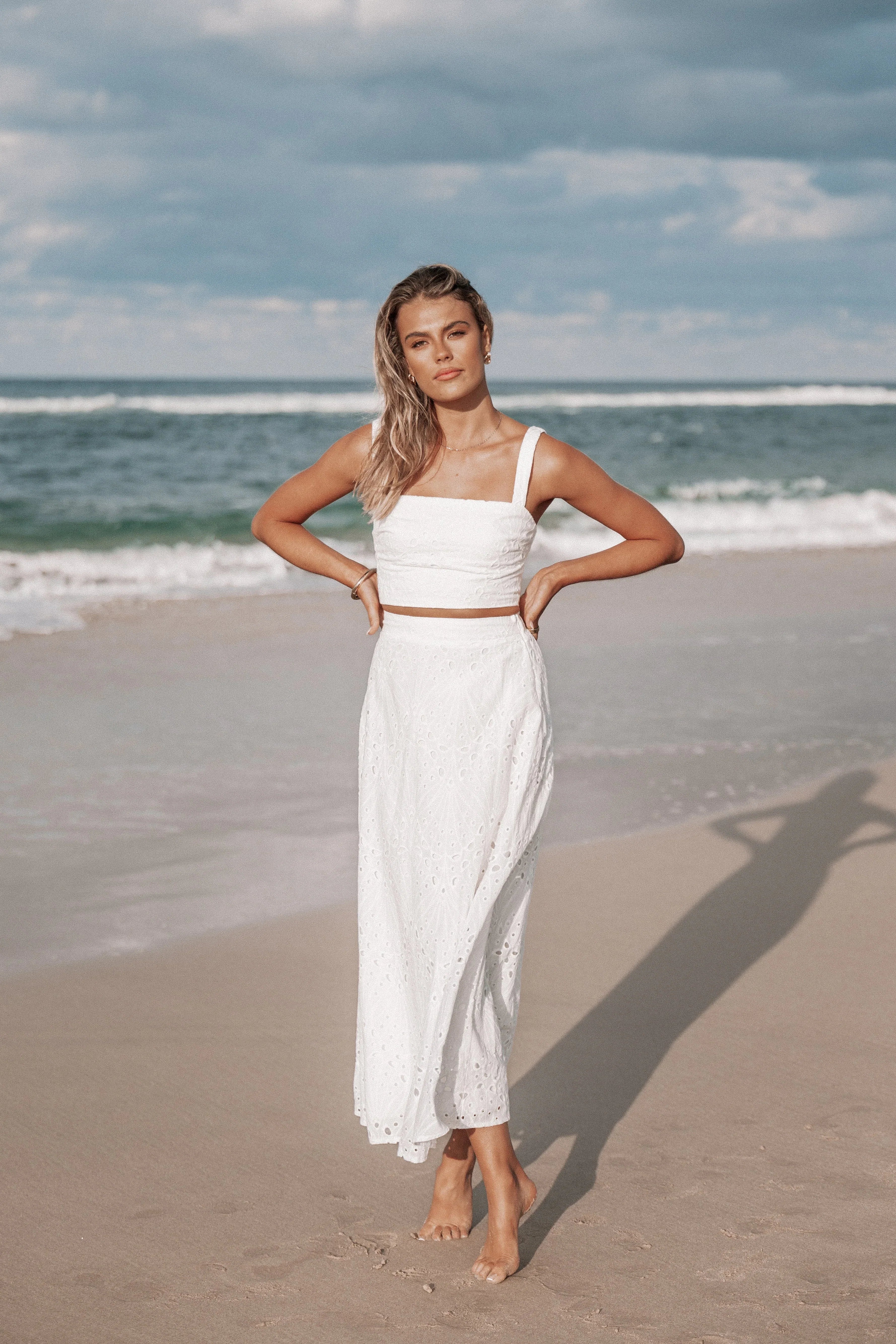 Camellia Two Piece Set White