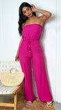 May Tube Jumpsuit Pink