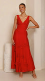 Lavara Maxi Dress Red