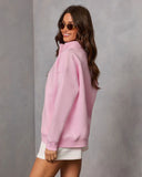 Cloud Kiss Partial Button Sweatshirt