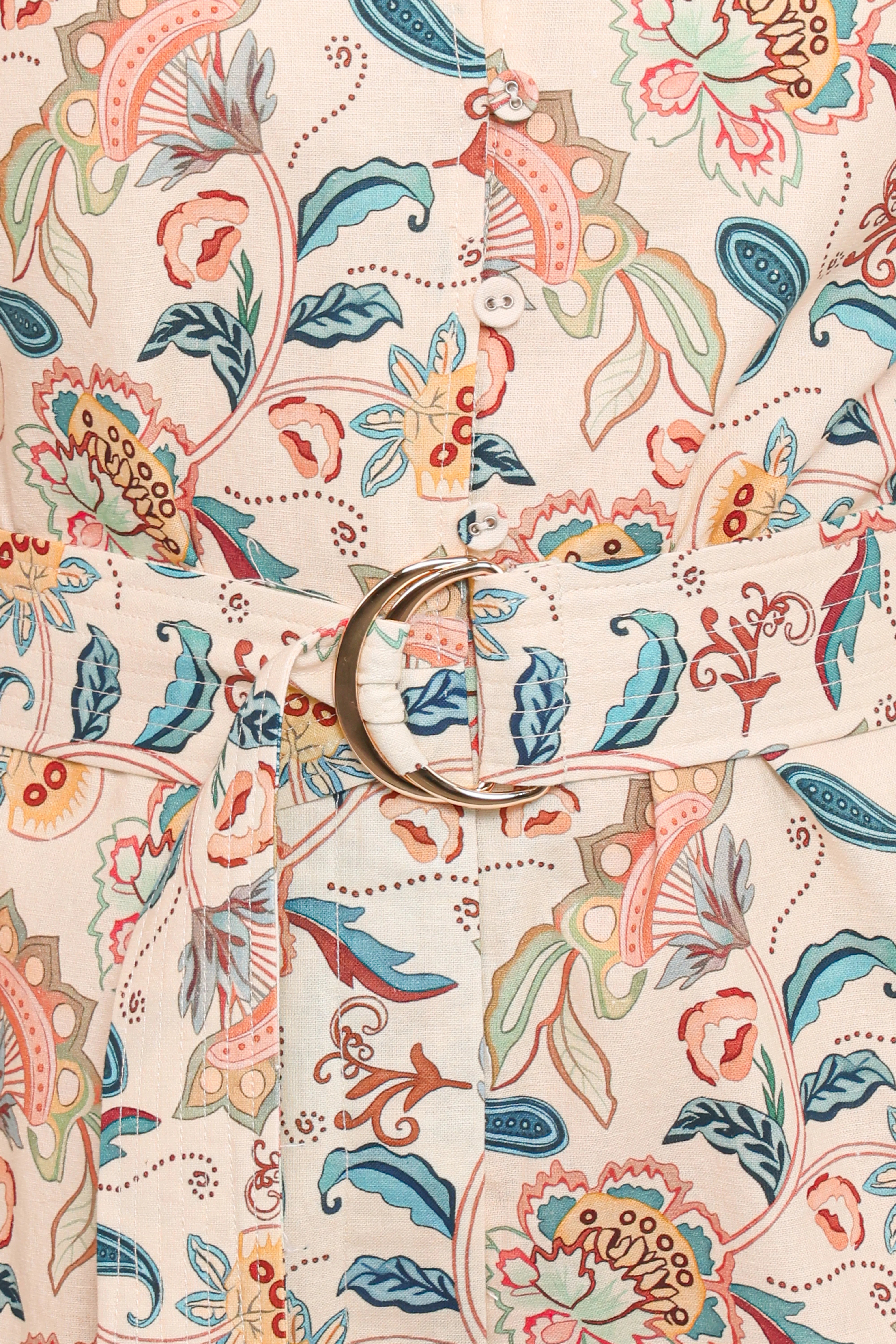 Soul Belted Romper Paisley