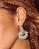 Lylah Rhinestone Embellished Earrings