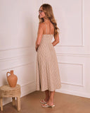 Sunny Social Striped Midi Dress