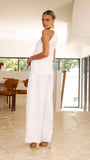 Melinda Halter Top White