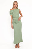 Vesper Maxi Skirt Set Sage