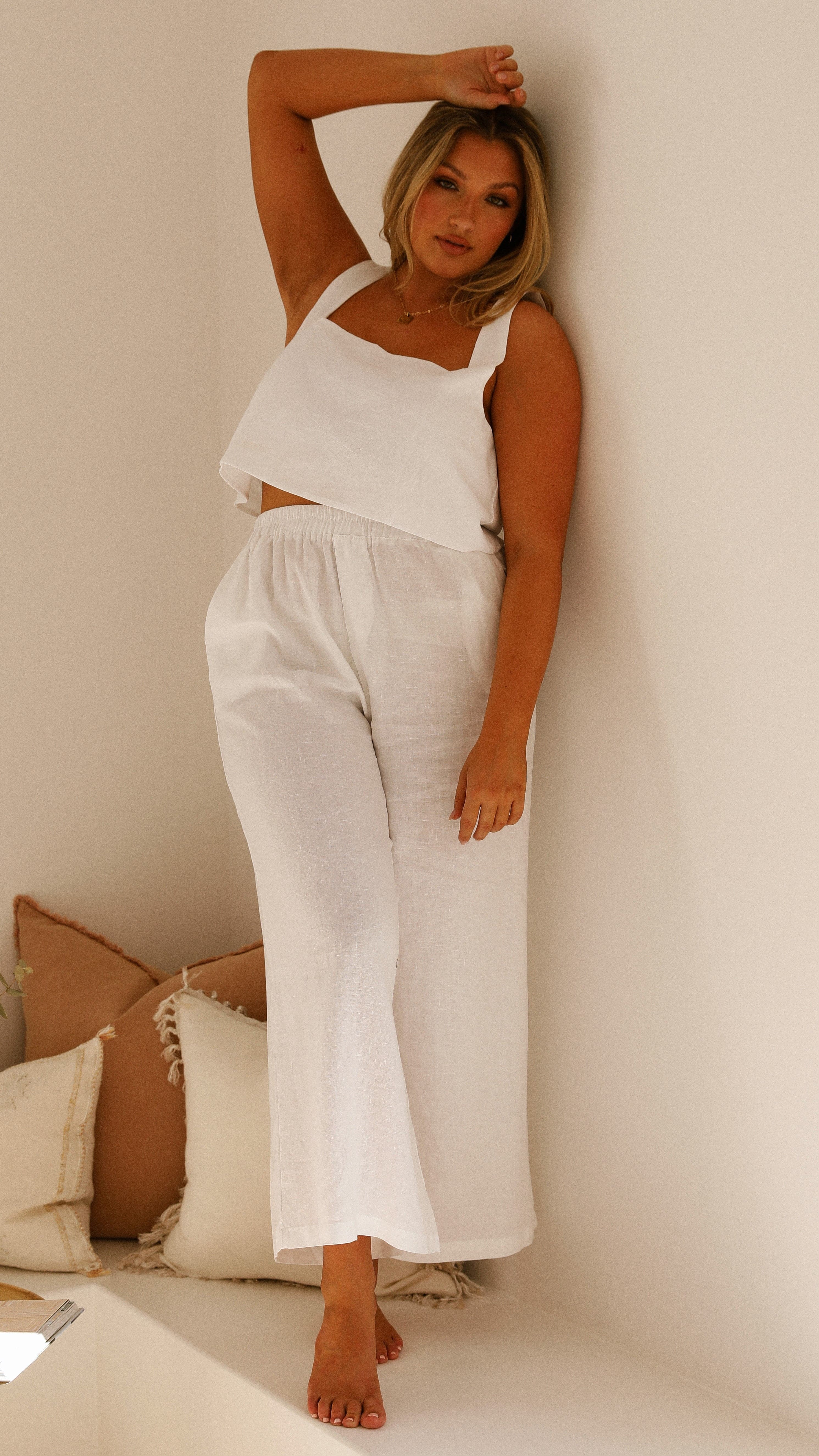 Oceana Pants White