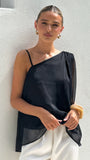 Hazel Top Black