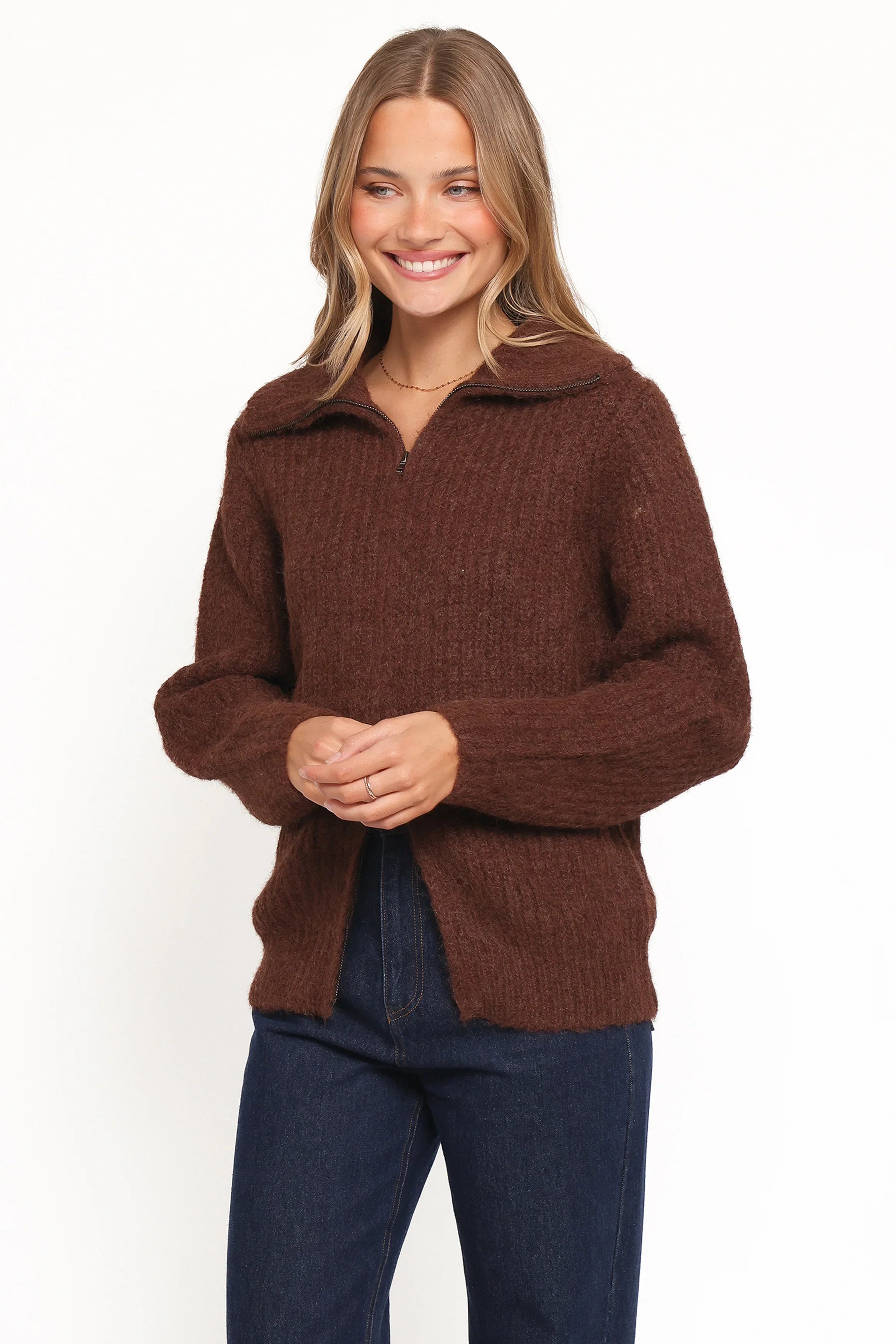 Miffy Zip Through Cardigan Chocolate