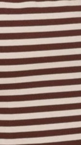 Nula Mini Dress Brown Stripe