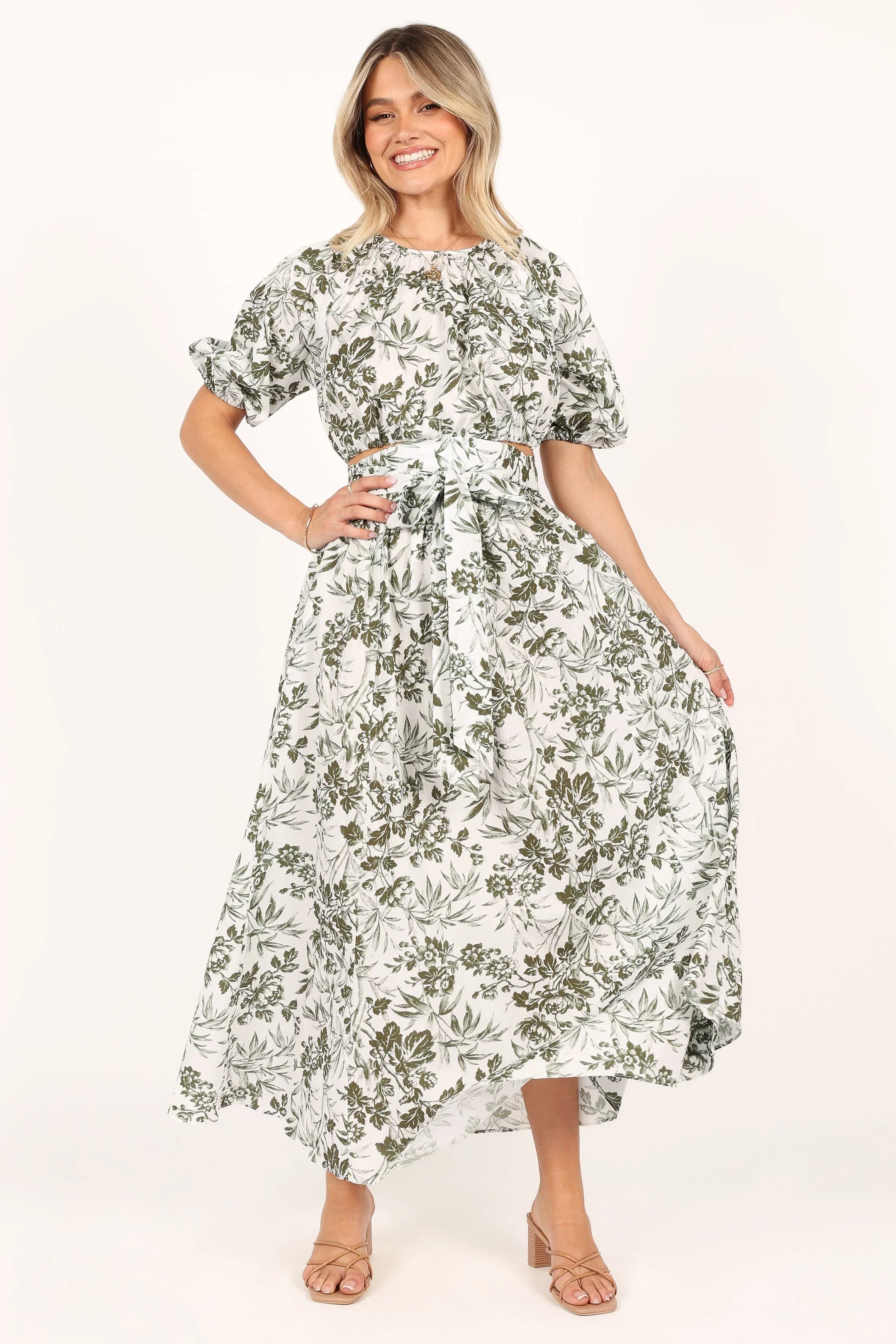 Delilah Set Green Floral