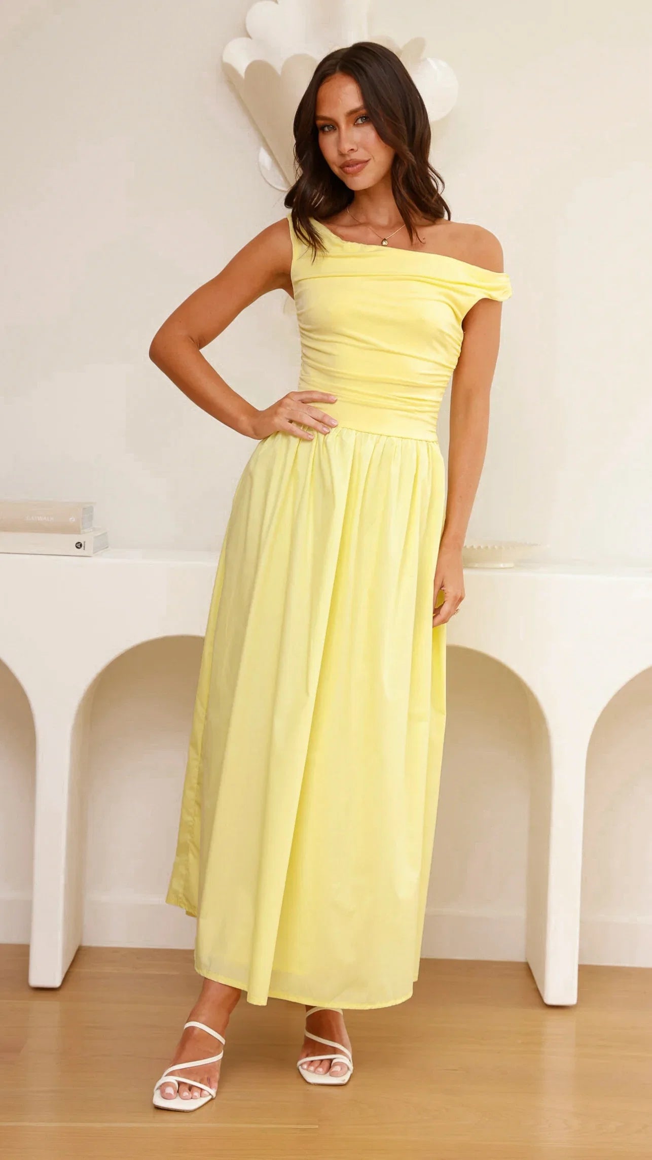 Immy Midi Dress Yellow