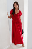 Theodora Maxi Dress Red