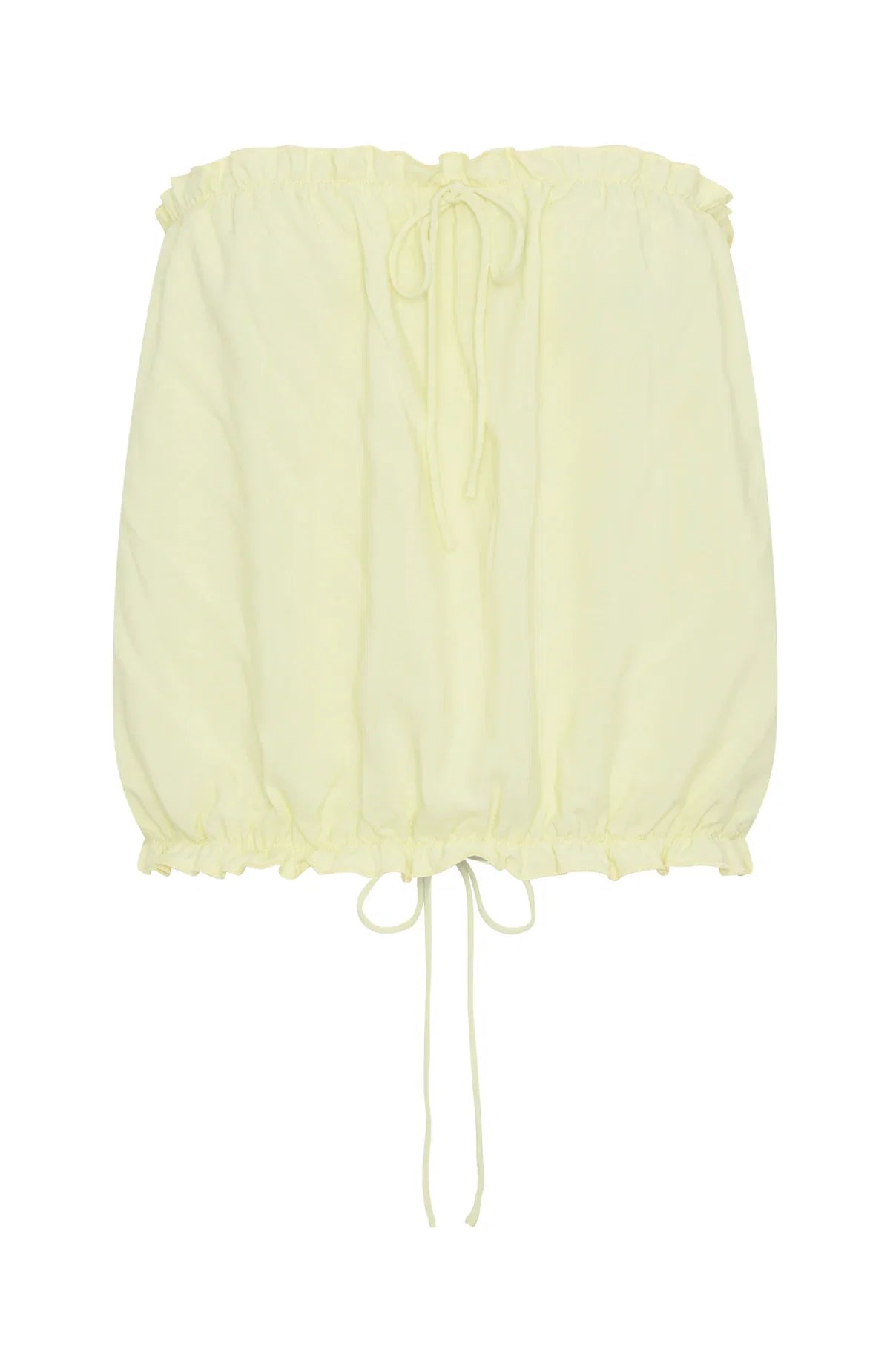 Golden Child Strapless Top Lemon