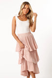 Rylan Maxi Skirt Champagne Pink
