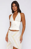 Play For Keeps Bustier Off White