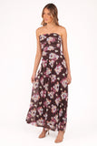 Calypso Maxi Dress Purple Floral