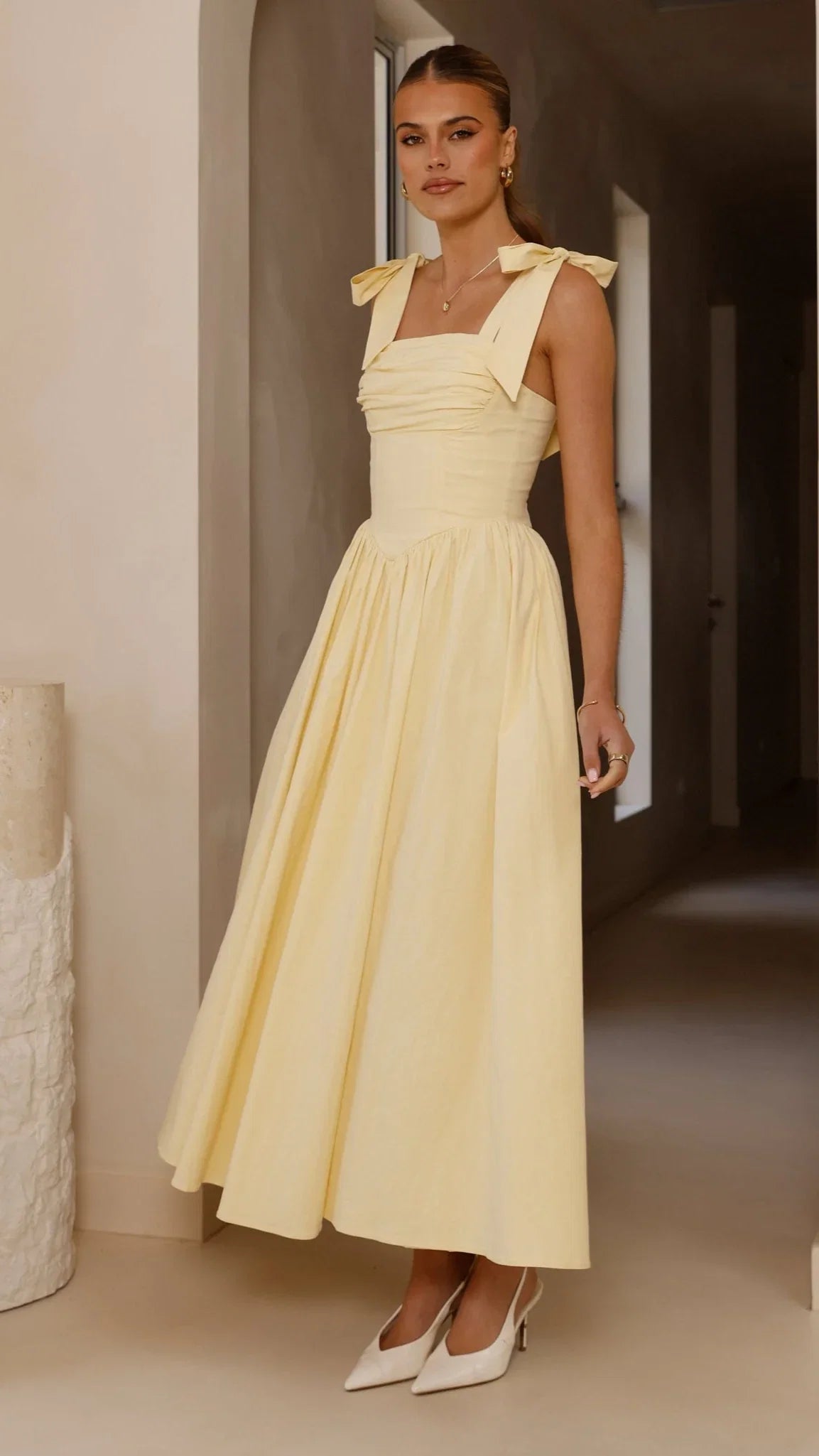 Haisley Maxi Dress Yellow