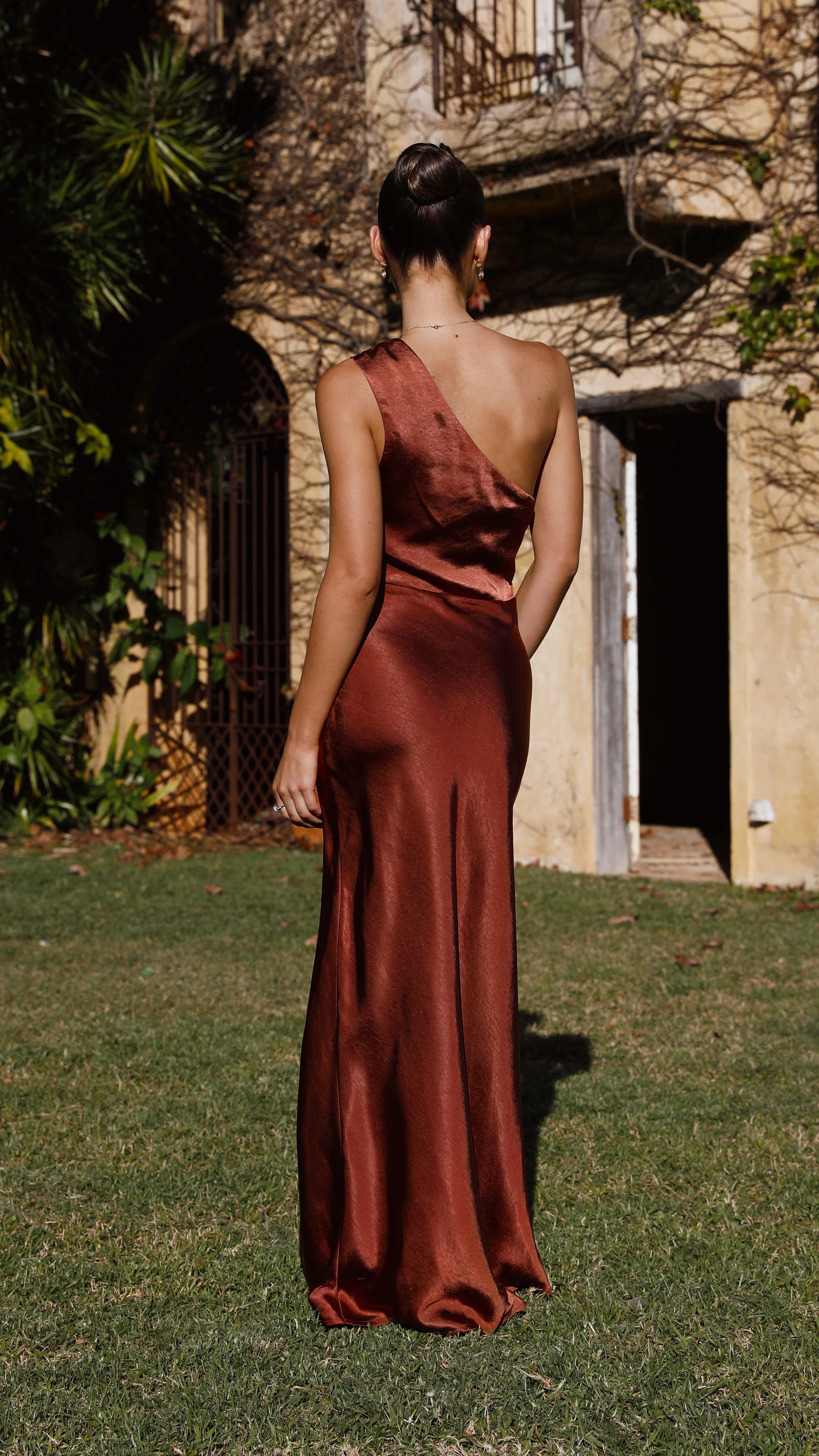 Victoria Maxi Dress Rust