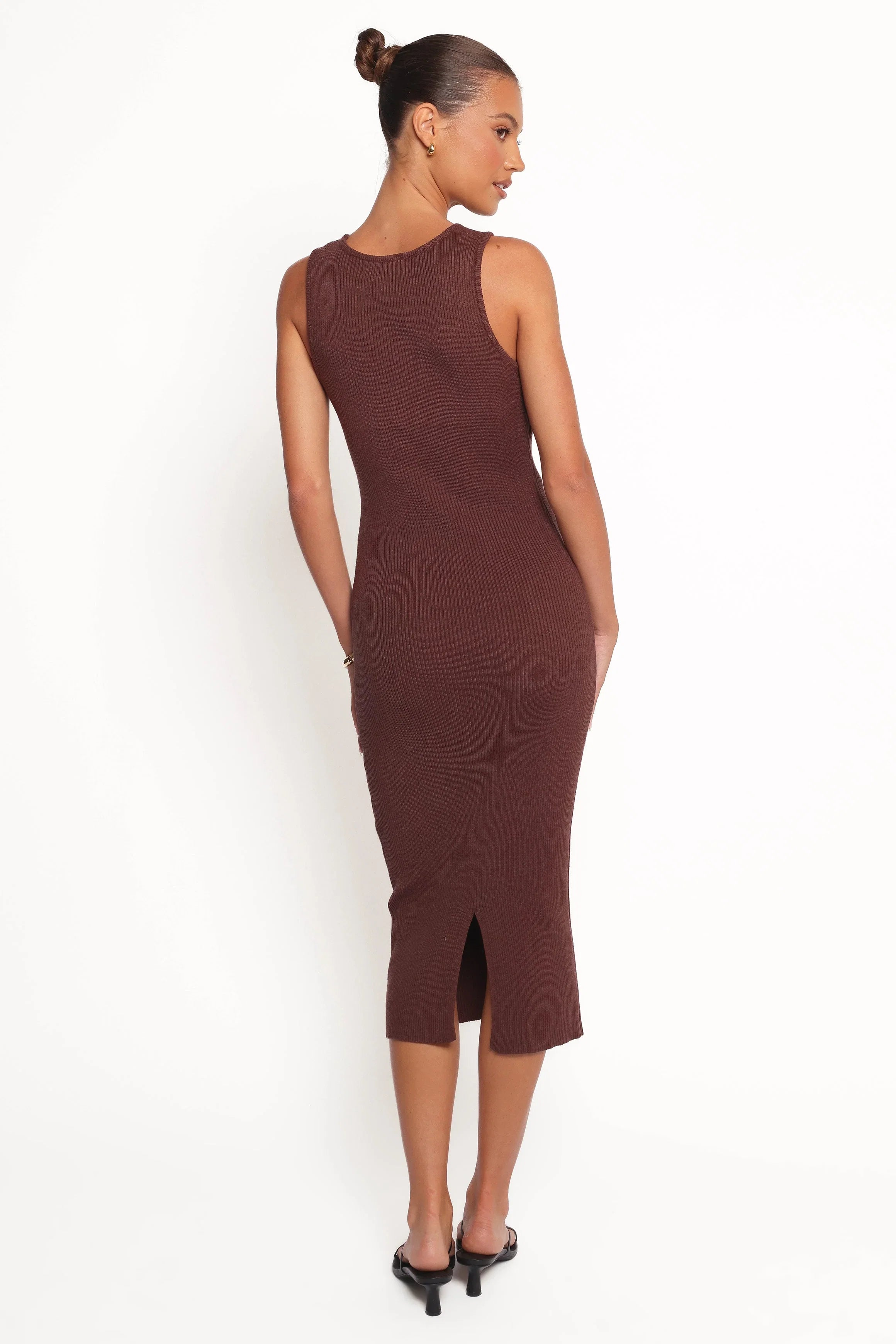 Hollis Midi Dress Chocolate