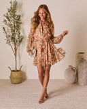 Allenah Drawstring Mini Dress