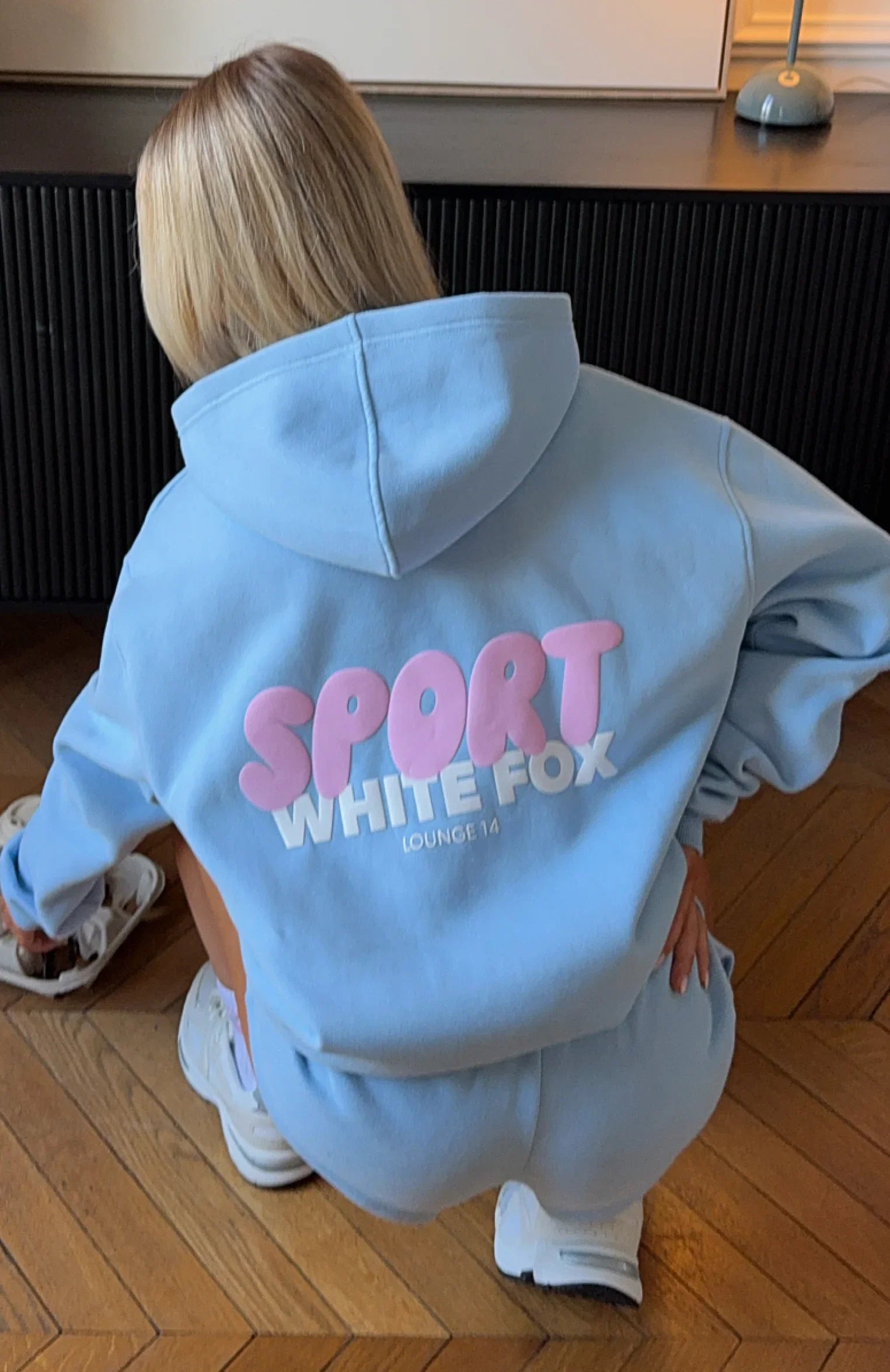 Club 14 Peyton Oversized Hoodie Blue