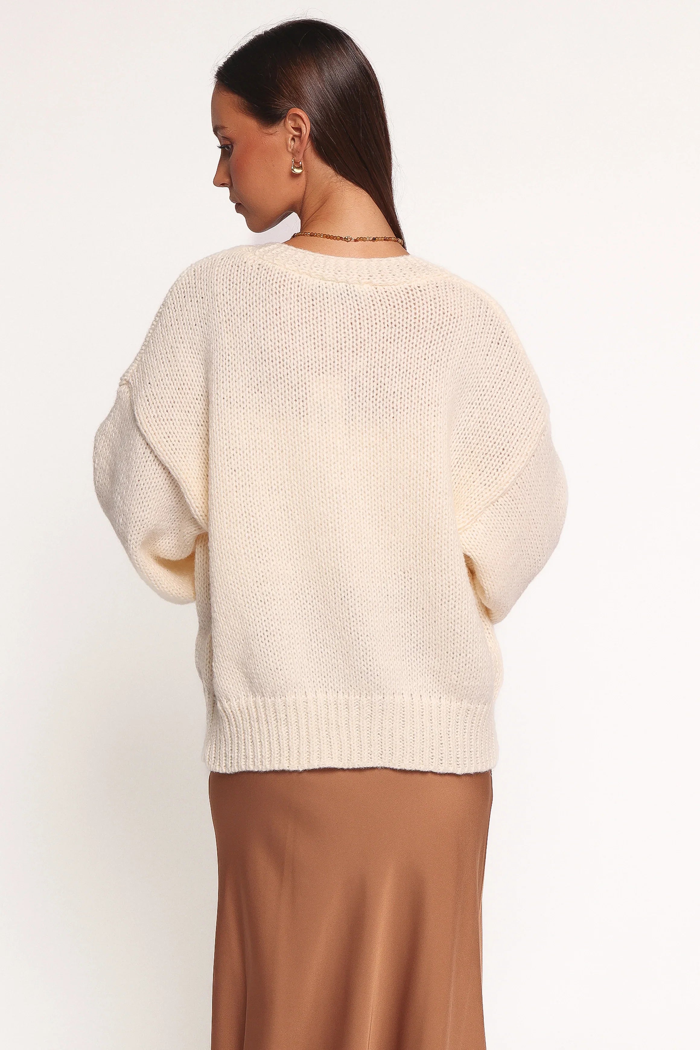 Doralee Rose Cardigan Cream