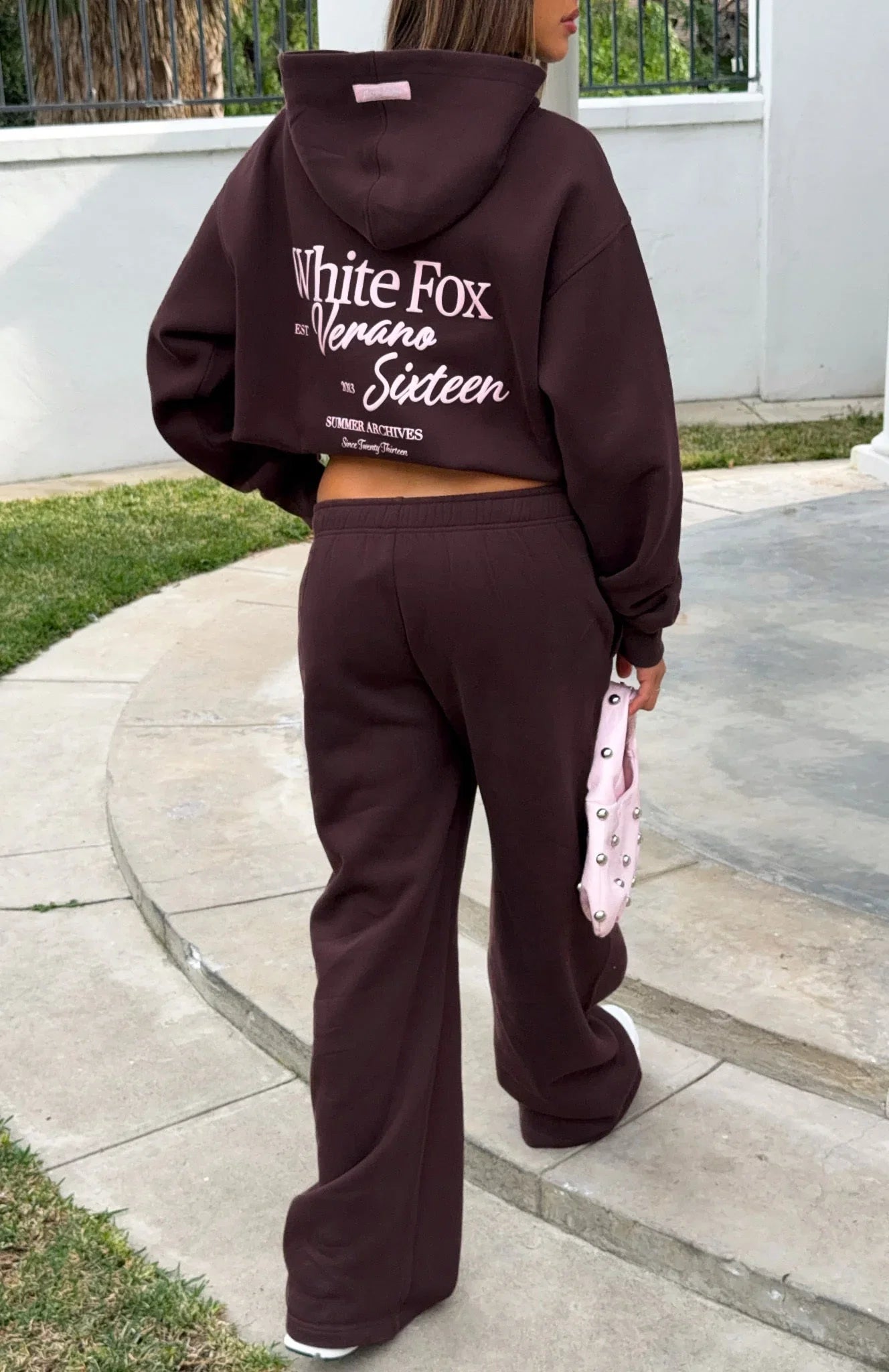 Verano Sixteen Lilia Oversized Hoodie Chocolate