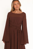 Samara Maxi Dress Brown