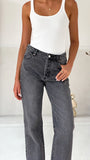 Rollas 90s Relaxed Jean Vintage Black Worn Black