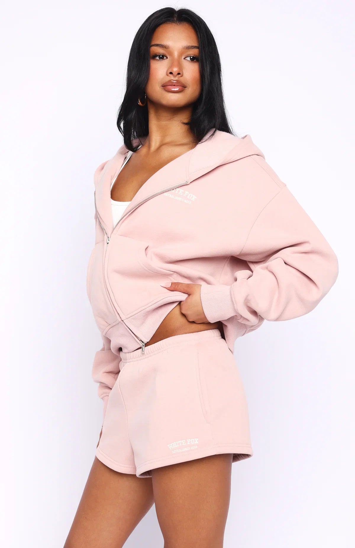 Cant Miss It Lounge Shorts Dusty Pink