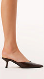 Adele Heel Chocolate Patent Croc