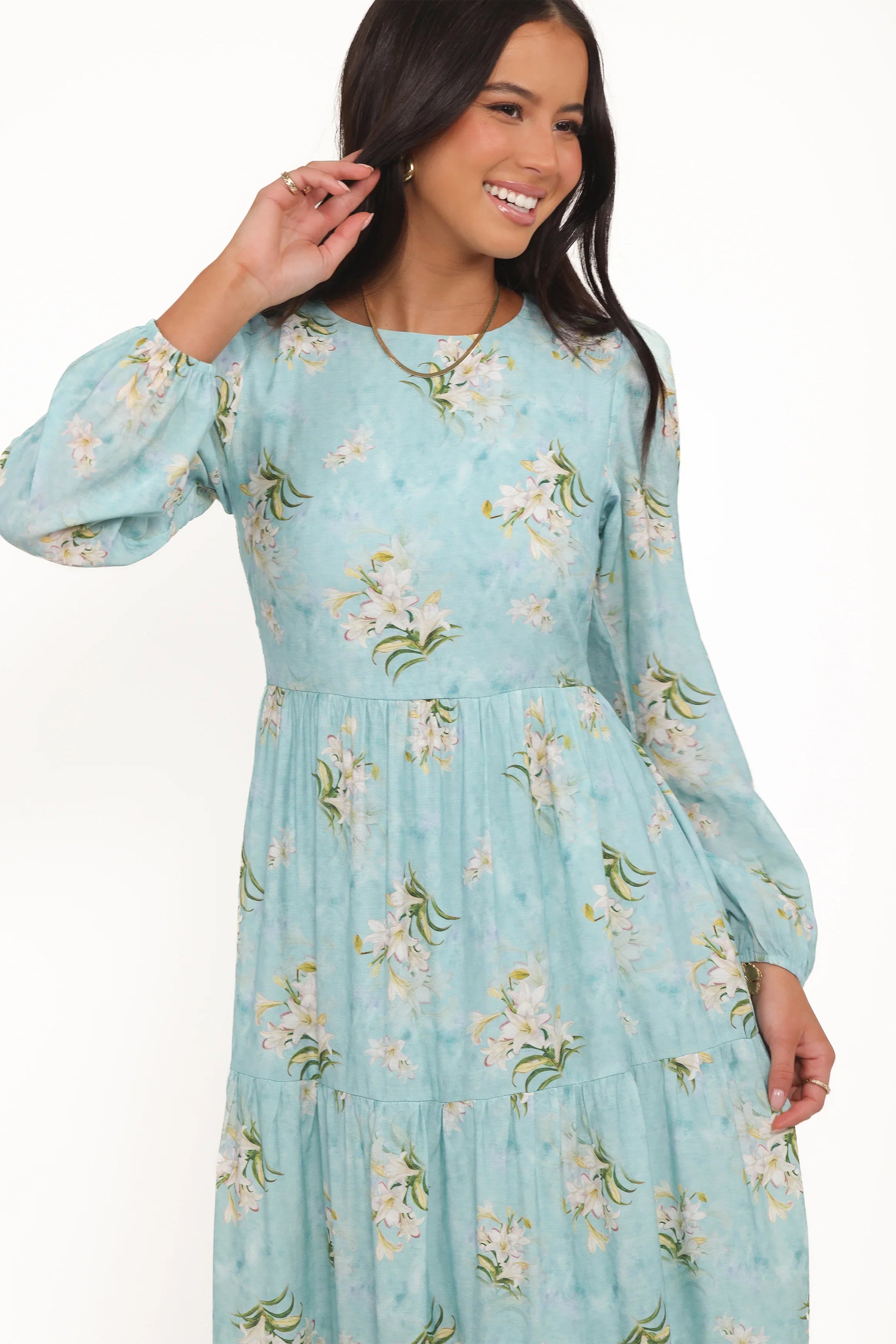 Bernice Maxi Dress Blue Floral