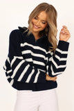 Miranda Knit Sweater Navy