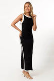 Esme Maxi Dress Black White