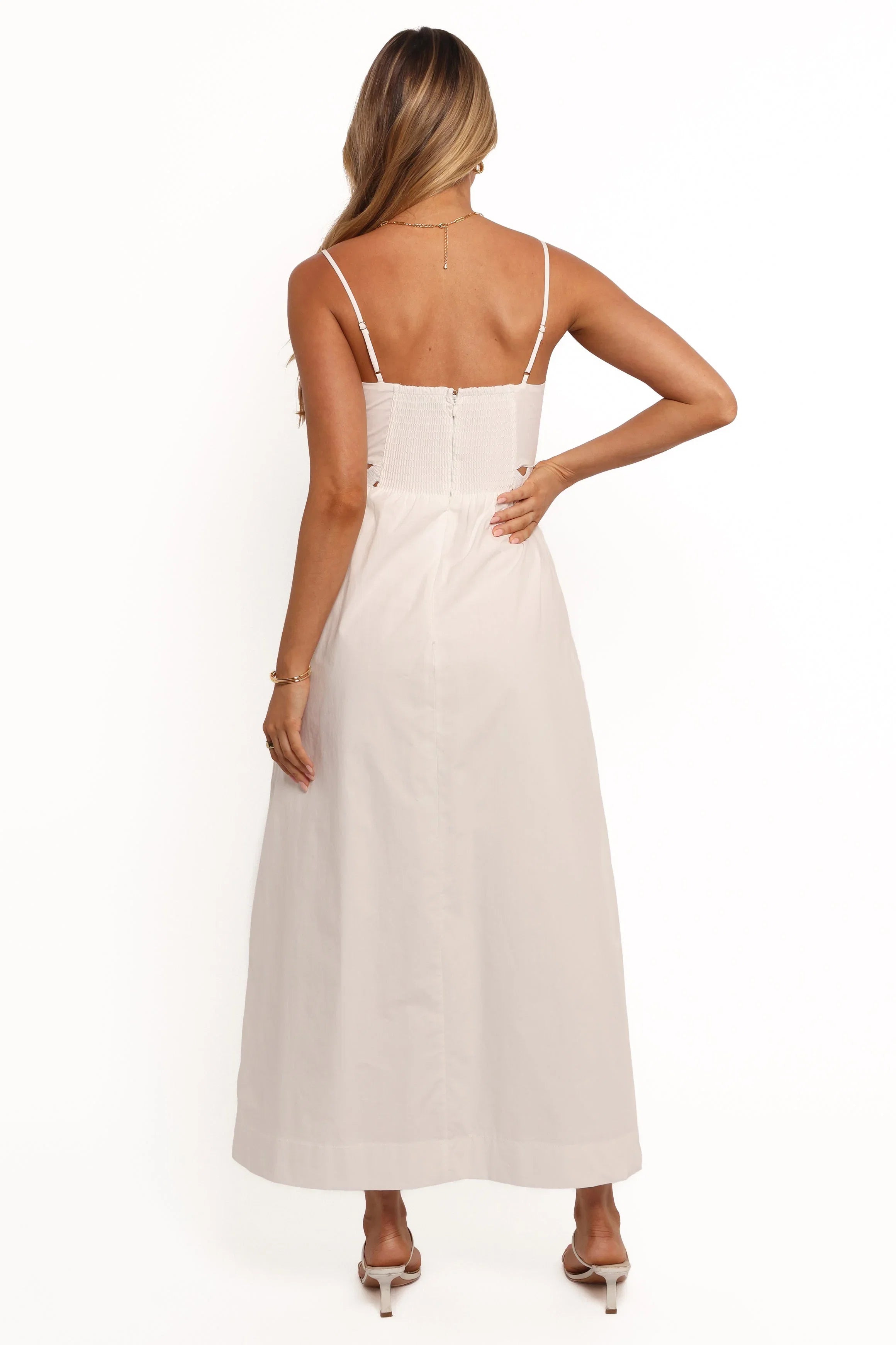 Angelus Midi Dress White