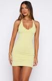 Daily Reminder Mini Dress Chartreuse