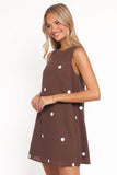 Chantelle Mini Dress Chocolate Polka Dot