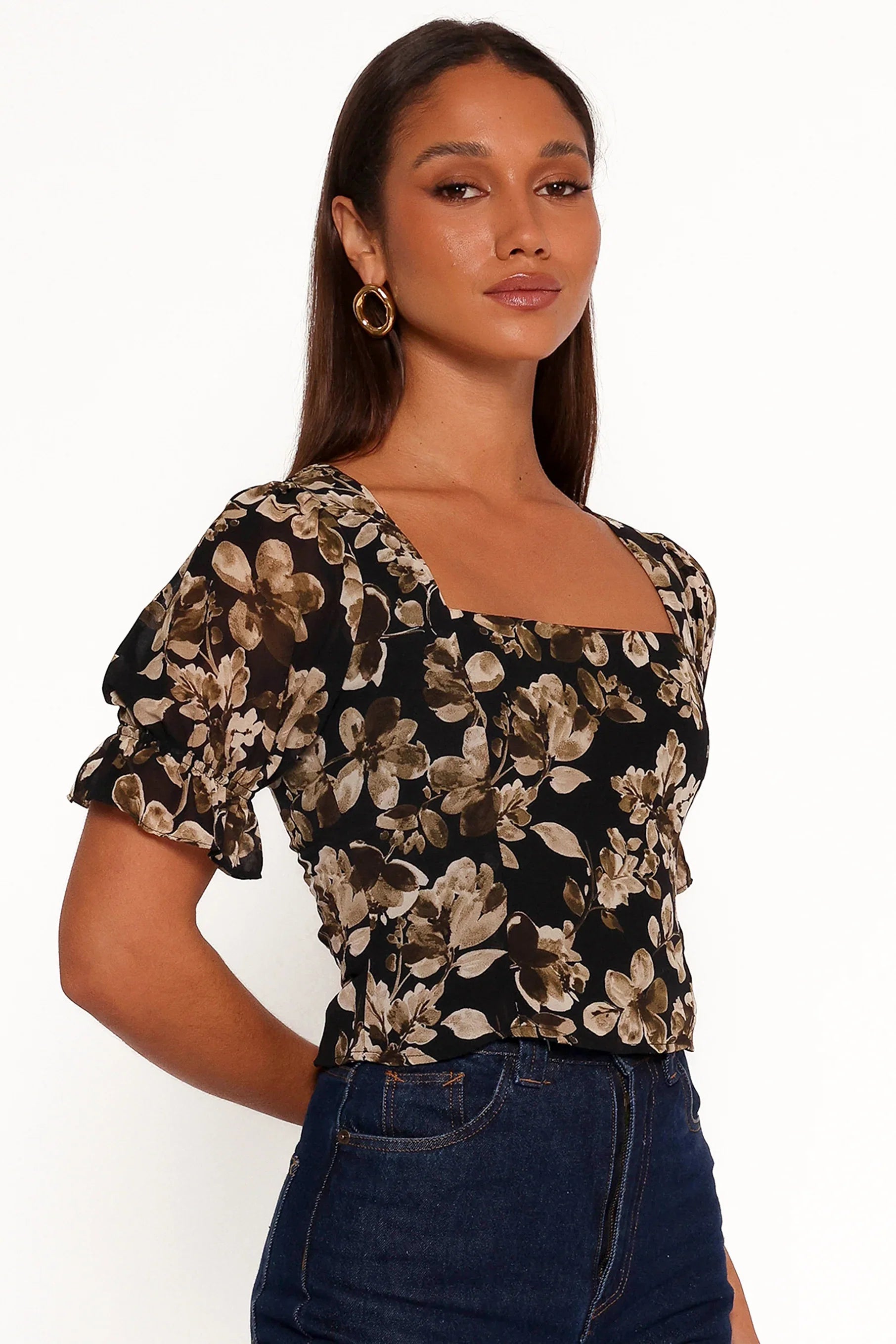Lucie Top Midnight Taupe