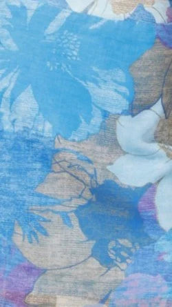 Zarelle Mini Skirt Blue Floral