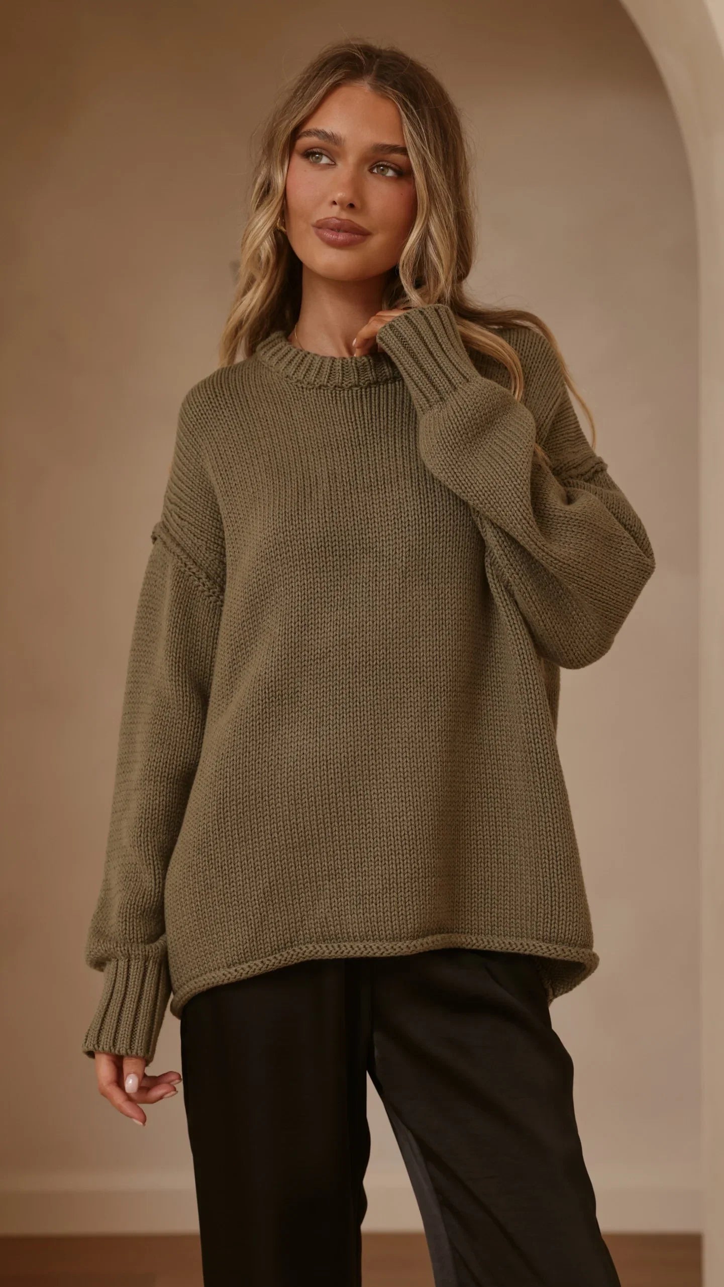 Jase Knit Khaki